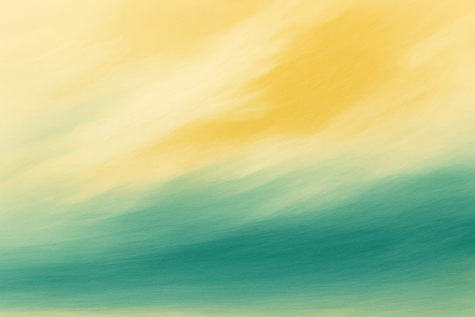 Abstract colour gradient from yellow to turquoise with soft waves