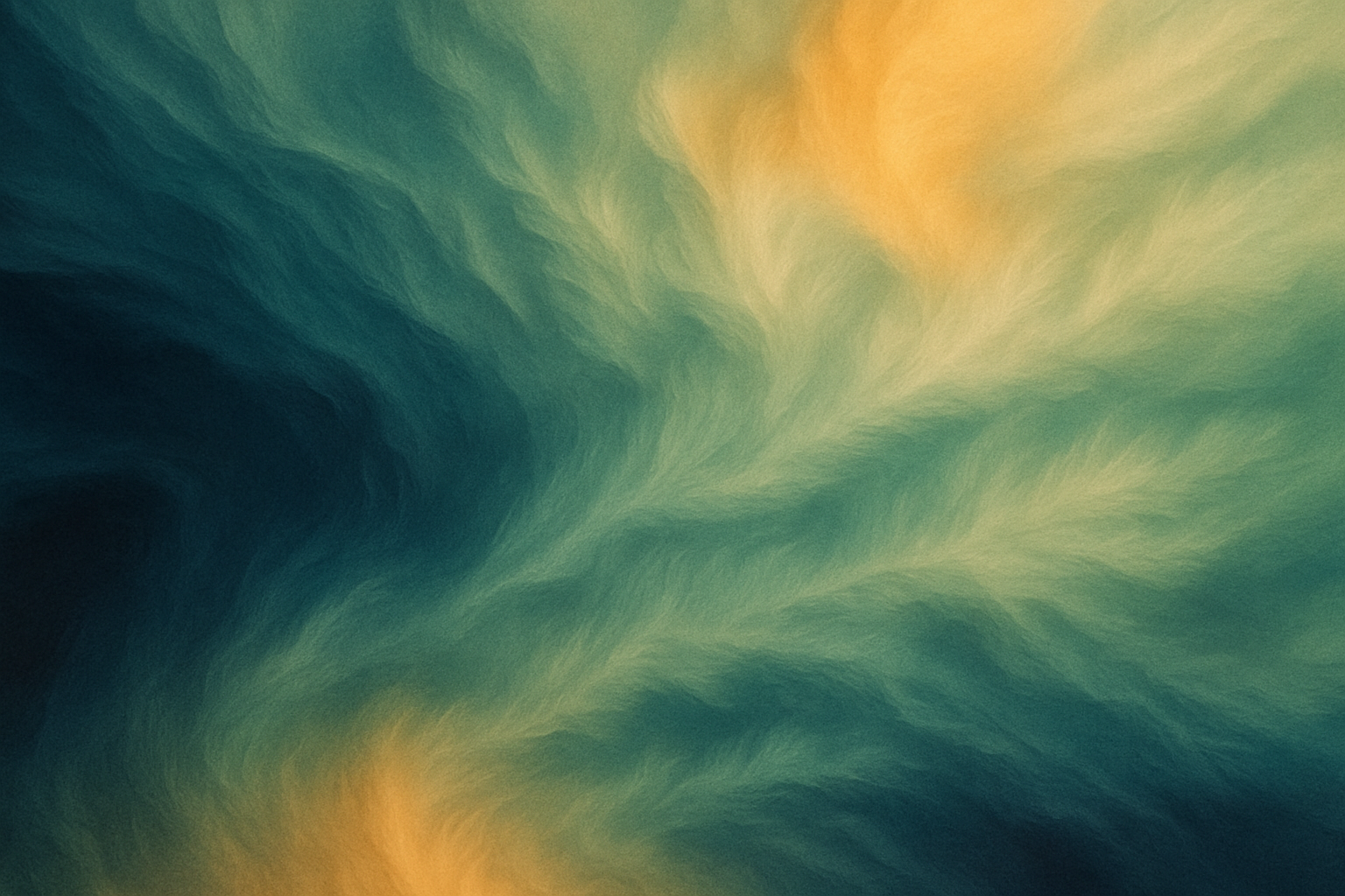 Abstract flowing colour gradients in green, yellow and turquoise