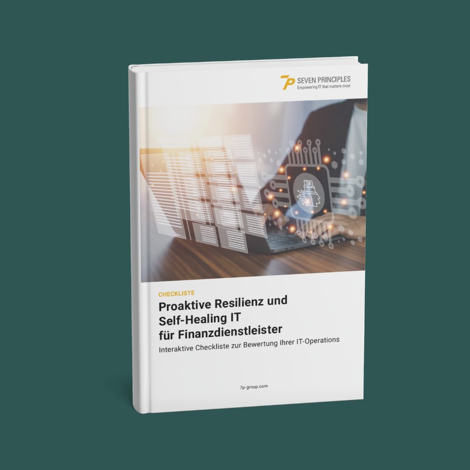 Checklist booklet on proactive resilience and self-healing IT for financial service providers